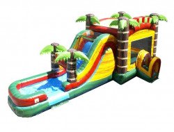 Mega Tropical Bounce and Slide Combo - Dry only