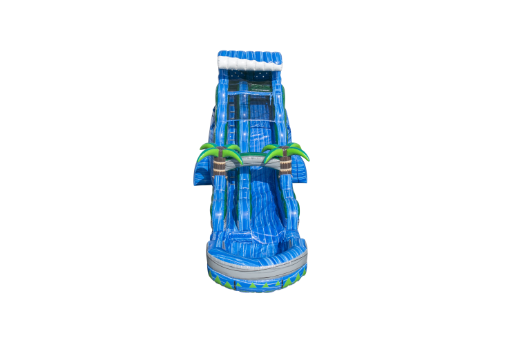 22FT Blue Crush Tsunami Waterslide