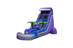 22FT Purple Crush Tsunami Waterslide